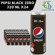 [GreenshineSg] Pepsi Black Zero Sugar 320ml x 24