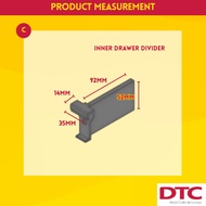 TEAMSTAR DTC Drawer Divider (Add-On for HD/BB Series Drawer System) <TSE03>