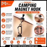 Camping Magnet Hooks Strong Magnetic Carabiner Clamping Hanger Camping Snap Clip Buckle