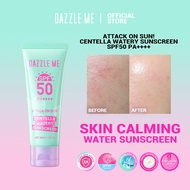 DAZZLE ME Attack on Sun Centella Watery Sunscreen SPF50 PA++++ | Skin Calming Sunscreen