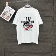 2026 MONCLER Baharu Baju-T Bercetak Lelaki dan Wanita, Baju-T Lengan Pendek, Baju-T Sukan, Leher Bul