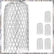 [Z F L U] 6 Pack Gutter Guard 3 Inch Expandable Aluminium Filter Strainer Gutter Downspout Guard for