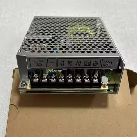 The RQ-65D/65B/65C Mean Well switching power supply has four output groups of 5V, 12V, 15V and 24V, 