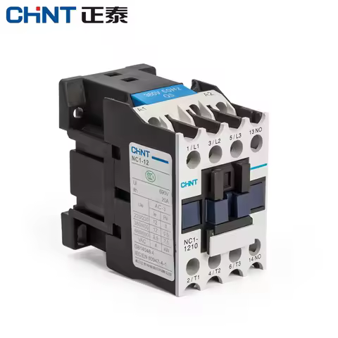 CHINT AC Contactor Electrical CJX2 LC1 0910 1810 NC1-1210 AC 220V Communication 9A 12A 18A 25A 24V 3