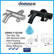 [Recommended] Arino T-1231SS Stainless Steel Two Way Tap in Matt Finishing