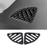 Carbon Fiber Dashboard Air Outlet Vent Cover Trim For Mitsubishi ASX 2020-2024