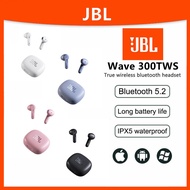 JBL Wave 300 TWS True Wireless Earbuds Bluetooth Earphones Music Sports Headphones with Deep Bass Sound Built-In Microph