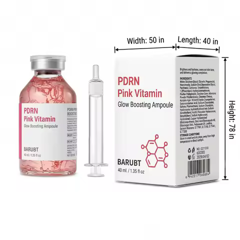 BARUBT Glow Intensive PDRN Ampoule Copper Peptides Vitamin B12 Serum Face Collagen Multi Peptides Sk
