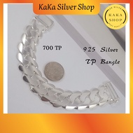 Original 925 Silver TP Bracelet Bangle For Men (700 TP) | Gelang Tangan 700 TP Bangle Lelaki Perak 925 | Ready Stock