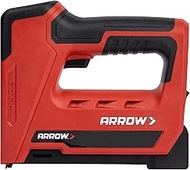 Arrow ET501C Cordless 5-In-1 Professional Staple and Nail Gun, Battery Powered Wire Stapler and Brad