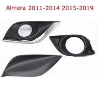 Fog lamp Cover cap Penutup Lampu Kabut Untuk Nissan Almera 2011-2014