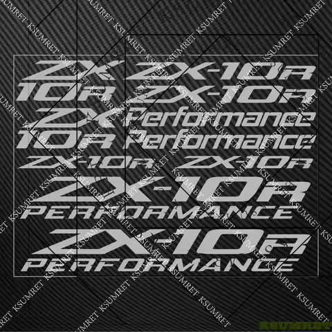 For Zx-10r Stickers Motorcycle Sticker Moto Tank Zx10r Logo Decal Kit