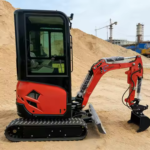 Mini Excavator 1 Ton EURO 5 Kubota Engine 2 Ton Small Crawler 1.8 Ton Home Digger 1 T Bagger Farm fo