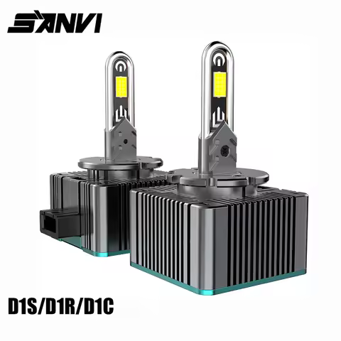 SANVI New U-Tube D3S S3R D3C Led Bulbs D8S D8R LED Headlight D1S D2S D3S D4S D5S D8S Xenon Lights Tu