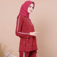 Atasan Baju Senam Muslim Wanita Modern Nayya