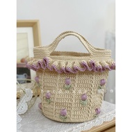 DIY Tulip Woven Crochet Bag Crochet Material Kit