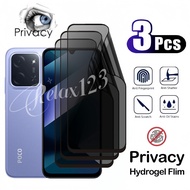 For POCO C85 4G 2025 3PCS Anti-Privacy Hydrogel Films For Xiaomi Poco C85 PocoC85 Poco C85 85C 4G 5G