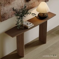 Entrance Wall Table Long Strip Shelf New Chinese Style Long Strip For Table Entrance Table Solid Woo
