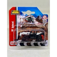 Maisto BOBCAT T40 180 SLP White Compact Lift Loader Telehandler Construction Truck 64 Diecast Car Ho