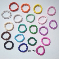 [MIN Order 5K/ 2 RINGS] Plain Bead Ring || Beads RINGS || Beads Ring || Colorful Rings