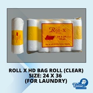 ROLL - X HD CLEAR BAG PLASTIC ROLL SIZE: 24 X 36