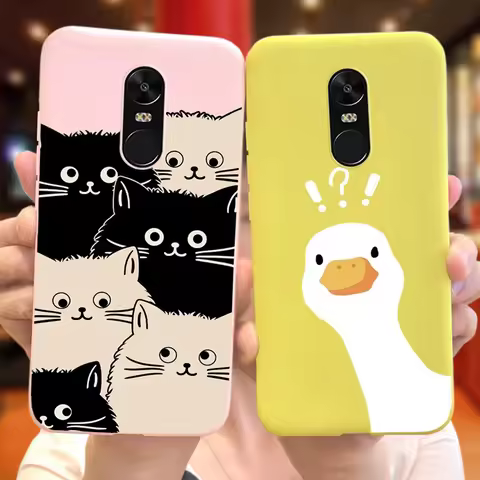 Cartoon Case For Xiaomi Redmi Note 4 Global Version Candy Color Soft Silicon Protective Cover For Re