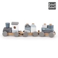 [Label Label] Wooden Train-Pink-Blue Belgium