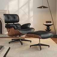 Office Eames Lounge Chair Single Chair Sofa Chair Computer Comfortable Leather Executive Study Offic