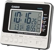 CASIO DQL-250J-7JF Alarm Clock, Radio, White, Digital Snooze with Light