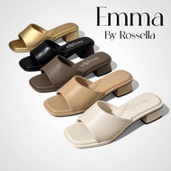 Soft Slip-On Sandals With 2-Inch Heels (Extra Sole) Emma by Rossella Model