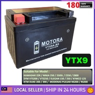 YTX9-BS For KTM Duke 390 Duke200 CBR 250 GSF400 NINJA 250 Z250 Z800 Elegan 200 SYM VTS200 GEL BATTERY YTX9A YTX9 Bateri