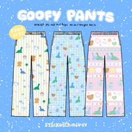 There Are New Designs Goofy pants Home Wear It To Sleep Two Designs Choose From. Striped Galaxy Patt