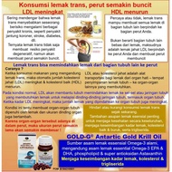 GOLD G ANTARCTIC GOLD KRILL OIL 100% ORIGINAL