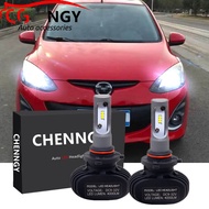 สำหรับ Mazda 2ปี2007-2014 CG LED ไฟหน้าไฟหน้าหลอดไฟชุดเปลี่ยนชุดฮาโลเจน2