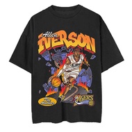 NBA Allen Iverson Animation Oversize Premium Shirt