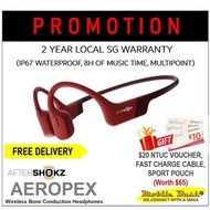 Aftershokz Aeropex Open Ear Bone Conduction FREE $20 VOUCHER LIMITED TIME OFFER!