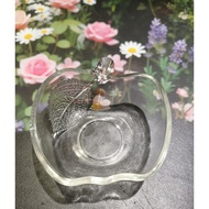 Ready Stock Creative Apple Glass Bowl Salad Bowl Fruit Bowl Degaussing Bowl