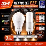 3H Lampu Mentol LED Super Terang E27 10W/15W/20W/25W LED A-Series T-Series Stick Lamp Bulb [SIRIM]