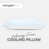 Horgen Memory Foam Cooling Pillow | Ergonomic Support & Pressure Relief | Standard Size