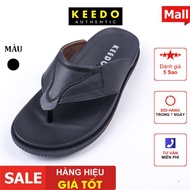 Dép kẹp nam da bò thật cao cấp KEEDO TH-9021-12