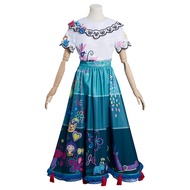 In Stock Encanto Cosplay Mirabel Costume Dress Halloween Outfit Full Set Gift