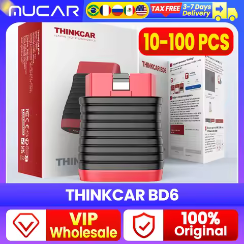 Wholesale 10-100 PCS THINKCAR BD6 Full System 5 Reset Lifetime Free Bluetooth Scanner Car Diagnostic