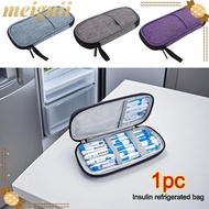 MEIGUII Insulin Cooling Bag, Thermal Insulated EVA Insulin Cooler, Portable Waterproof Medicine Trav