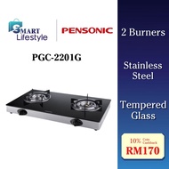 Pensonic Tempered Glass Top Double Gas Stove PGC-2201G