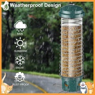 Vip Wild Bird Feeder Squirrel Proof Metal Bird Feeder with 4 Feeding Ports – Outdoor Hanging Birdsee