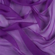 10ft / 11ft / 12ft TEMPO WAVE Chiffon Sheer Curtain (Track Curtains)