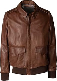 A2 Aviator Flying Tiger WWII Flight Aviator Bomber Jacket in Real Leather for Men B3 Bomber leather 