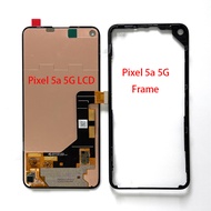 จอ LCD OLED เดิมสำหรับ Google Pixel 5a จอแสดงผล LCD 5G พิกเซล5 Digitizer แผงหน้าจอสัมผัสสำหรับ Googl
