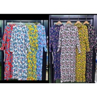 Free Size Floral Pleated Long Dress Maxi Dresses,Muslimah Ready Stock Malaysia
