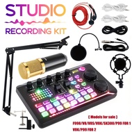 Shopee Best-Selling Professional Podcasting Equipment Set F998 Live Sound Card BM800 Microphone DJ M